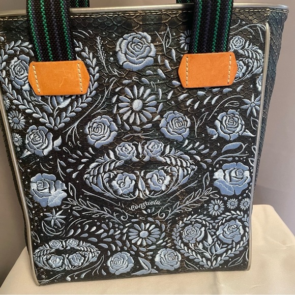 CONSUELA Rattler Snake BESOS Chica Classic TOTE Purse Embroidery Bag Handbag - Picture 2 of 12